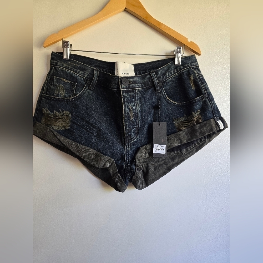 ONE TEASPOON, Fox Black Bandit, Fox Black (Blue/Black), Size 30, NWT!